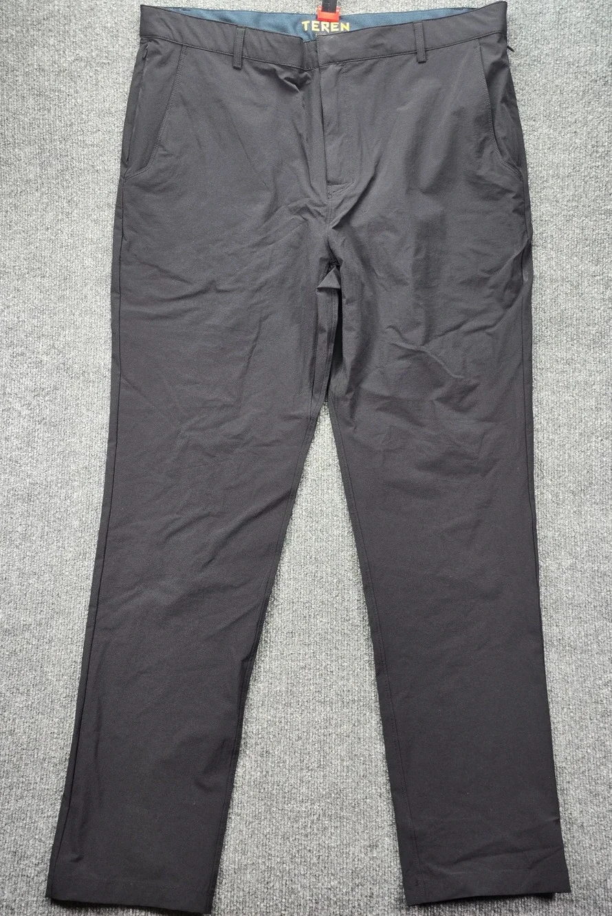 Teren Designs Pants Mens 36x32 (38) Black Hiking Outdoor Performance FLAW READ